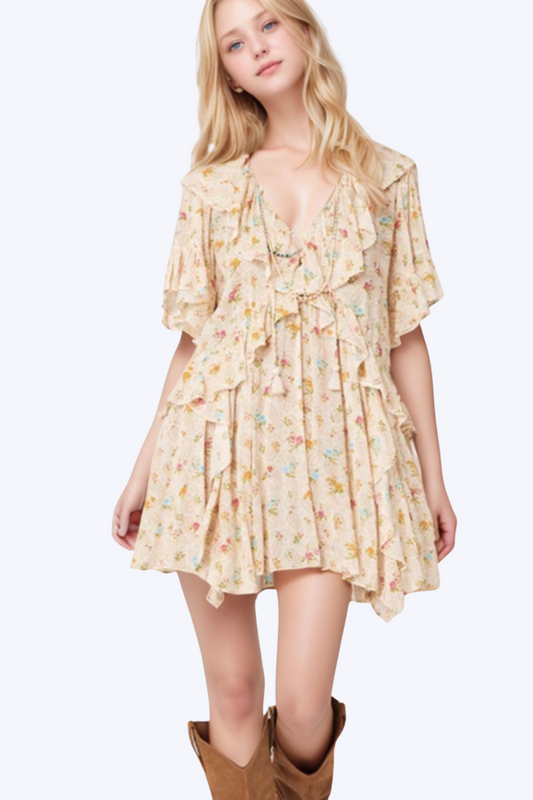 Willow Boho Dress – Floral Romantic